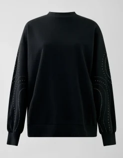 Studded Sweater Zwart