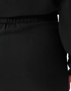 Sweat Maxi Rok Zwart