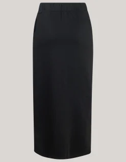 Sweat Maxi Rok Zwart