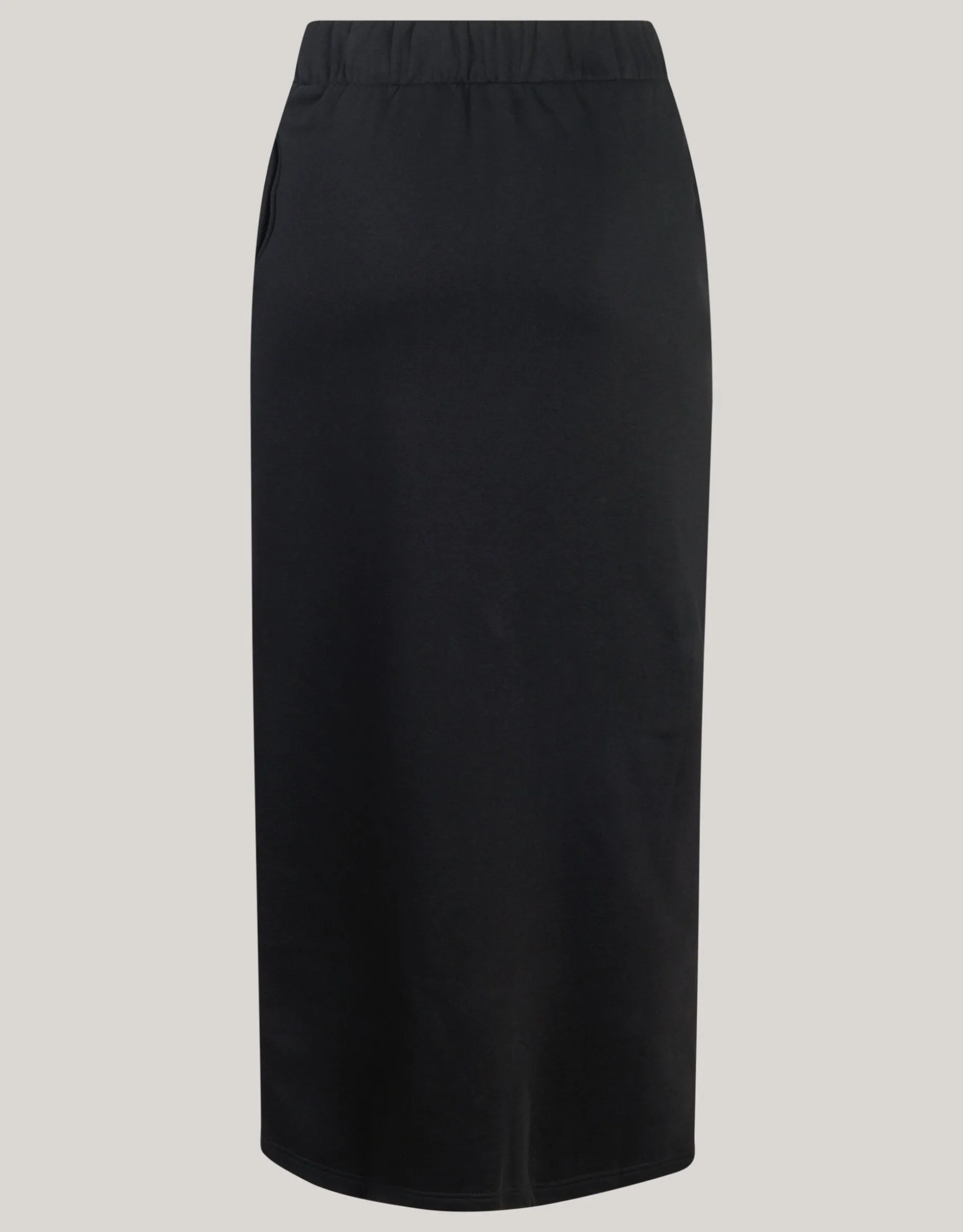 Sweat Maxi Rok Zwart