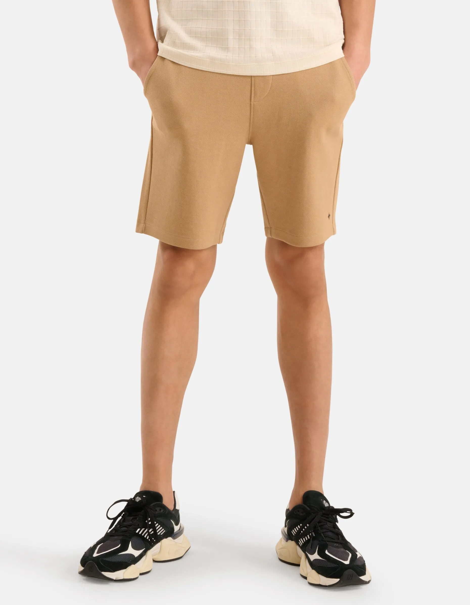 Sweat Short Lichtbruin