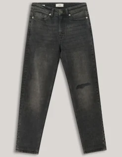 Tapered Fit Jeans Donkergrijs L29