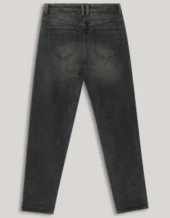 Tapered Fit Jeans Donkergrijs L29