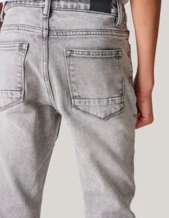 Tapered Fit Jeans Grijs