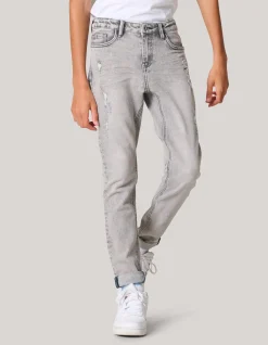 Tapered Fit Jeans Grijs