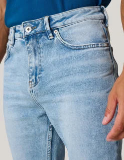 Tapered Fit Jeans Lichtblauw L32