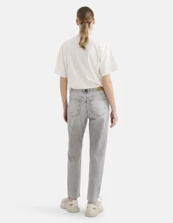 Tapered Fit Jeans Lichtgrijs