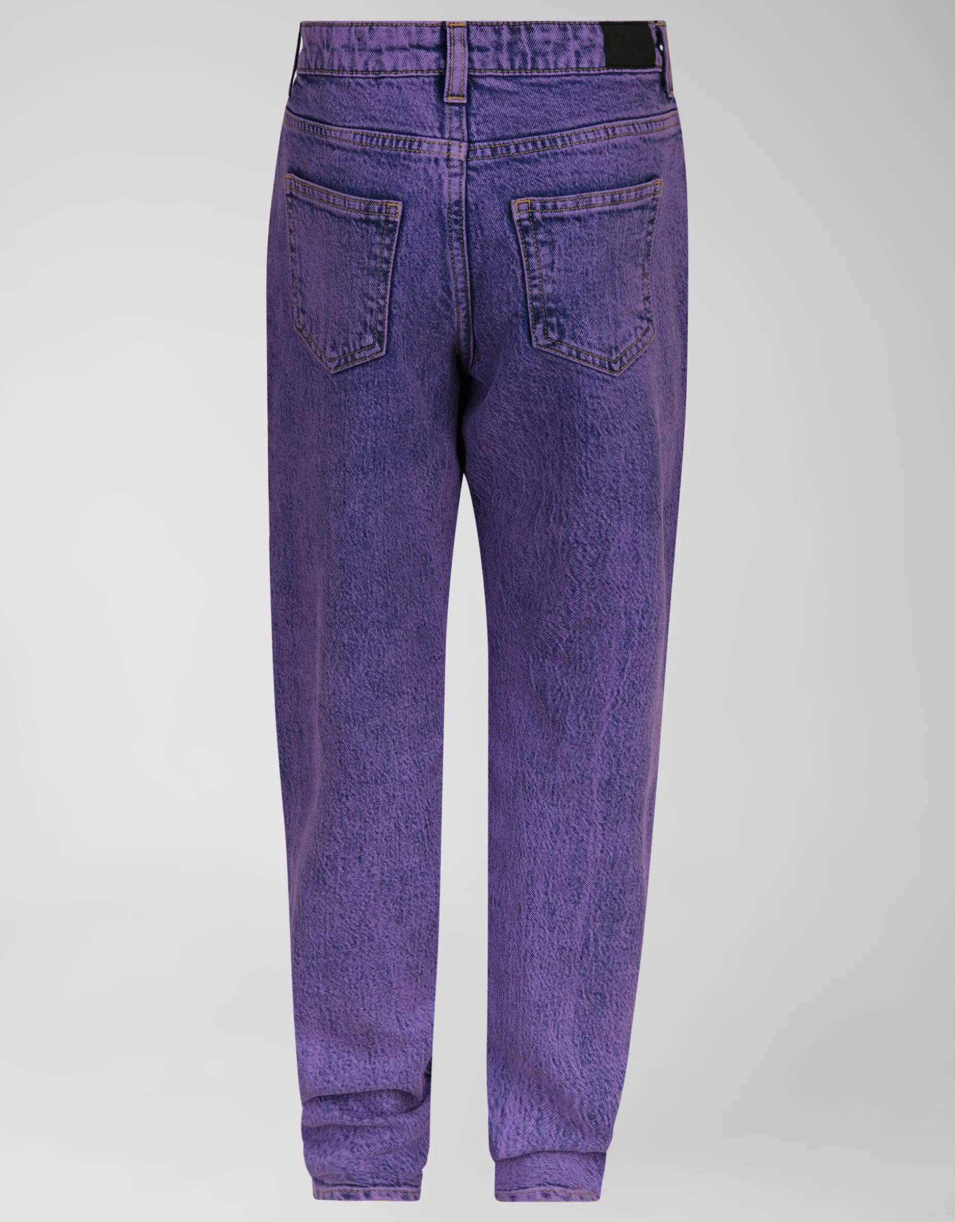 Tapered Fit Jeans Washed Paars