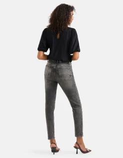 Tapered Fit Jeans Zwart L29