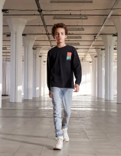 Tapered Jeans Bleached