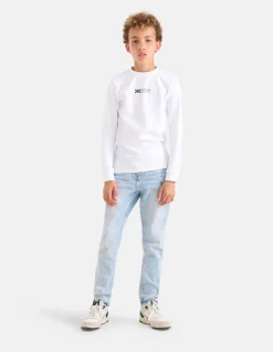 Tapered Jeans Bleached