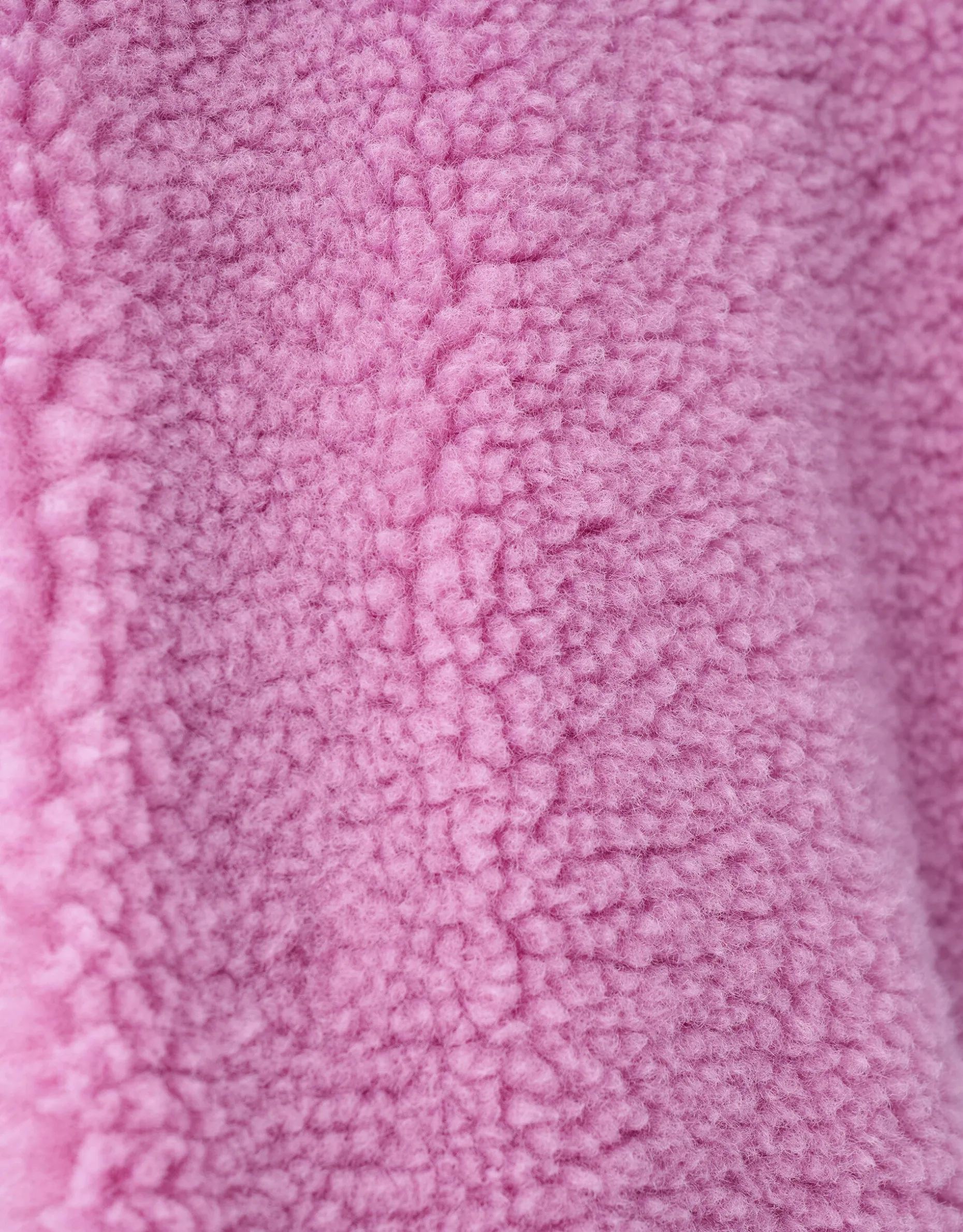 Teddy Embroidery Gilet Roze