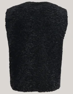 Teddy Gilet Zwart