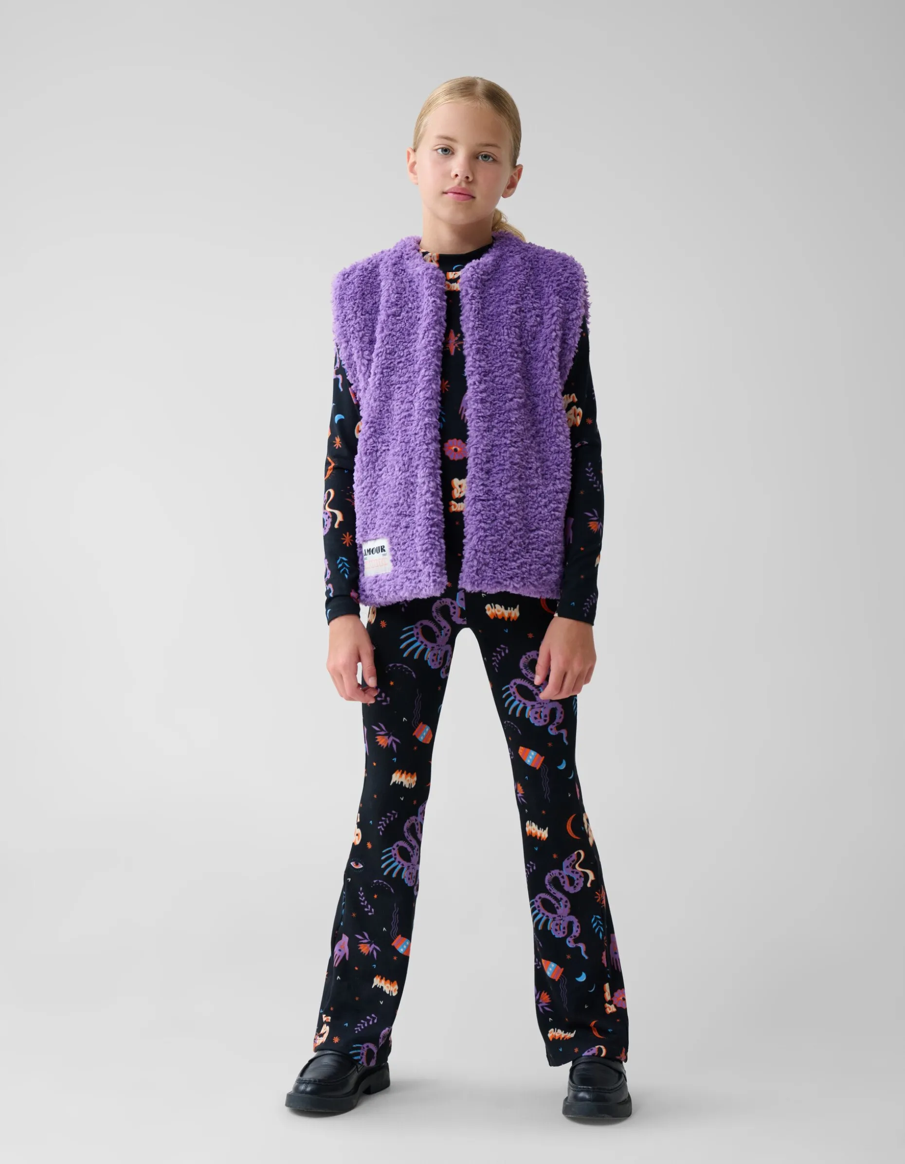 Teddy Label Gilet Paars