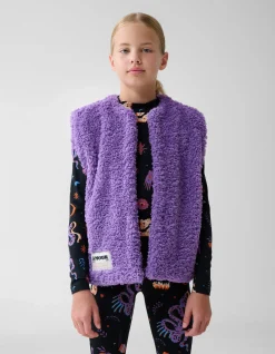 Teddy Label Gilet Paars