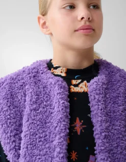 Teddy Label Gilet Paars