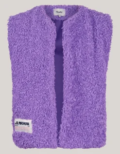 Teddy Label Gilet Paars