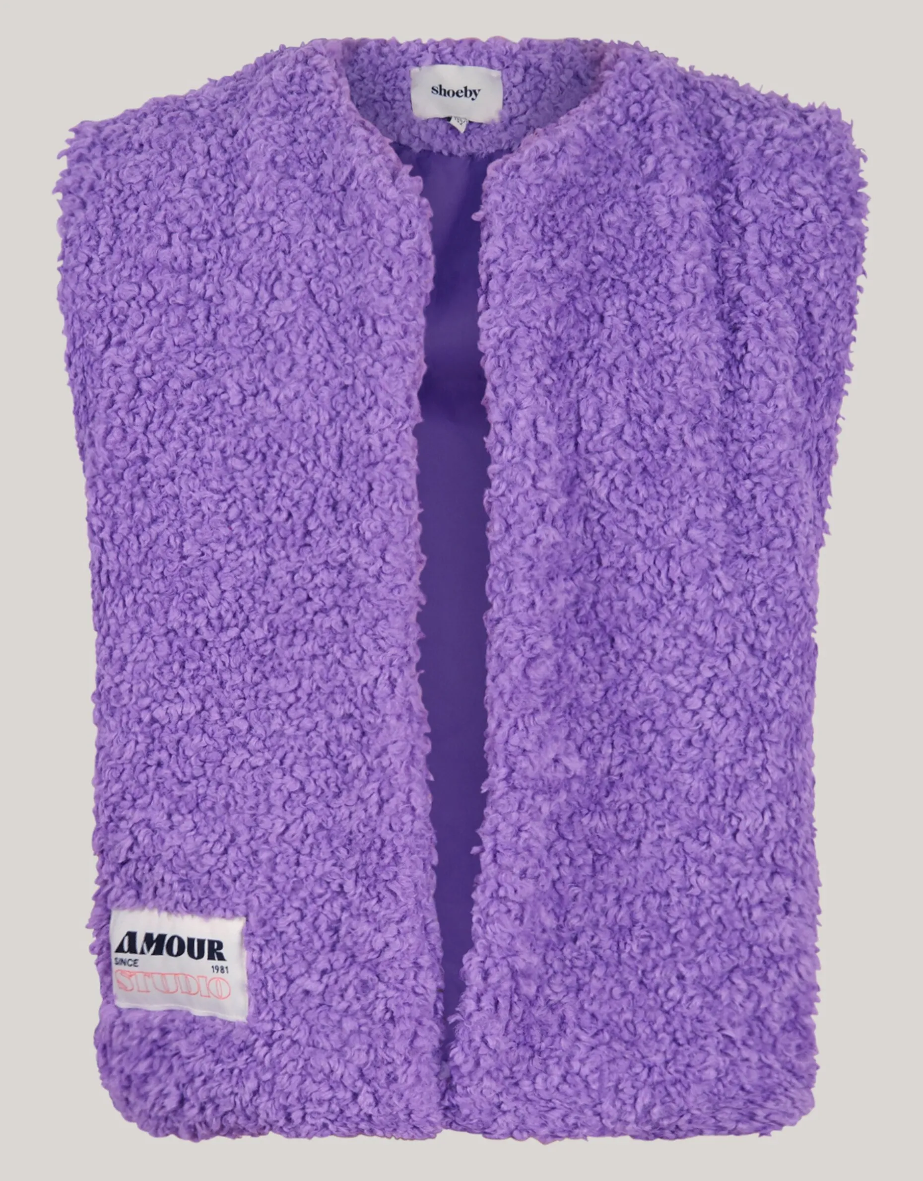 Teddy Label Gilet Paars