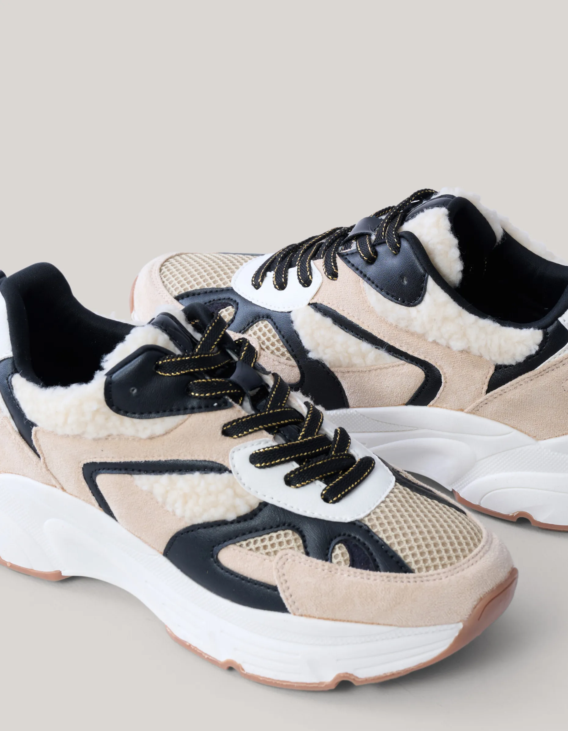 Teddy Sneakers Beige