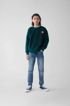 Teddy Sweater Donkergroen