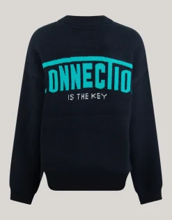 Tekstprint Trui Zwart