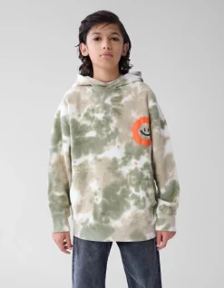 Tie Dye Hoodie Groen