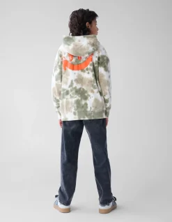 Tie Dye Hoodie Groen