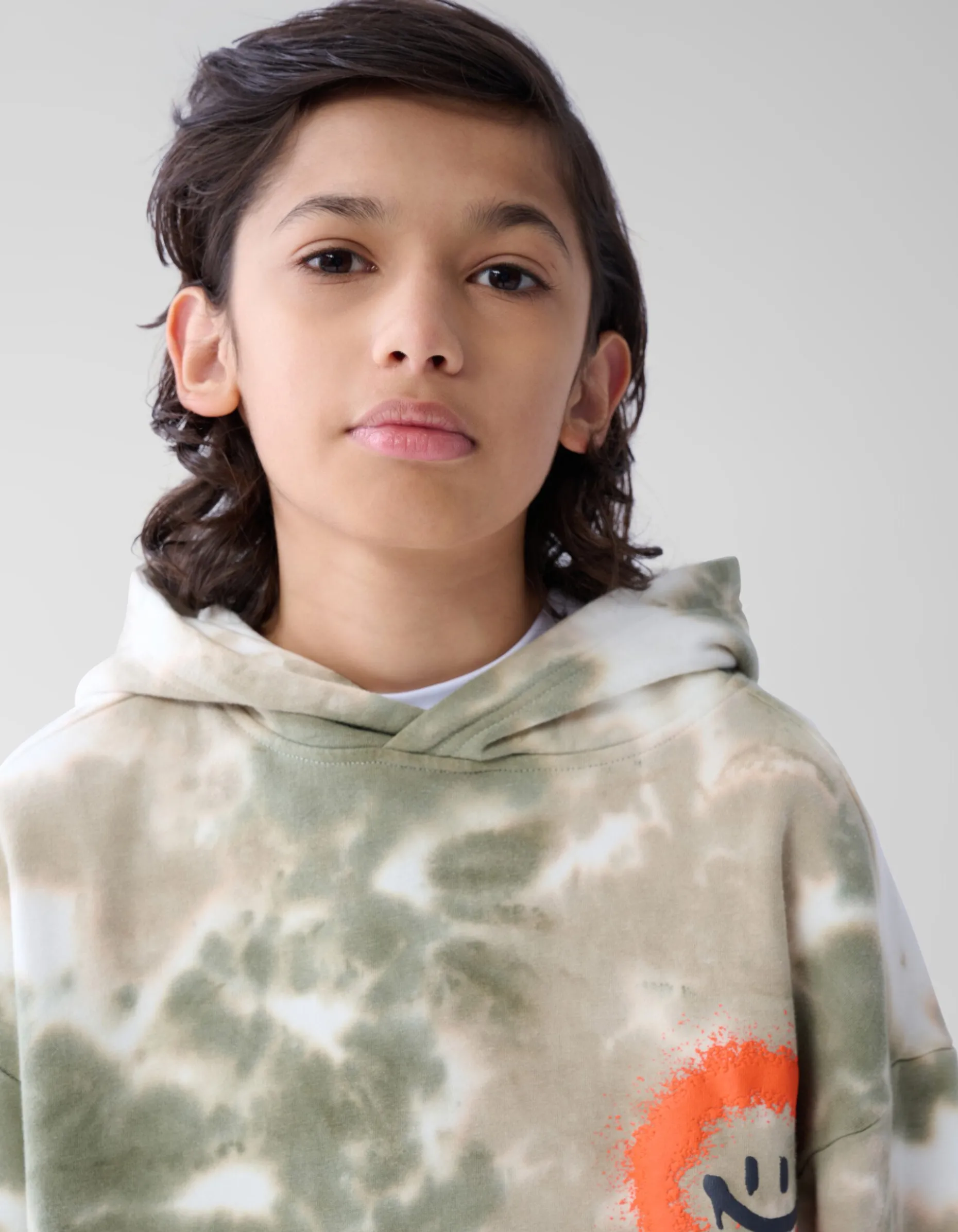 Tie Dye Hoodie Groen