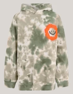 Tie Dye Hoodie Groen