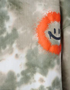 Tie Dye Hoodie Groen