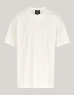 Towelling Artwork T-shirt Gebroken Wit