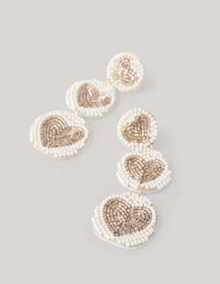 Triple Heart Oorbellen Goud