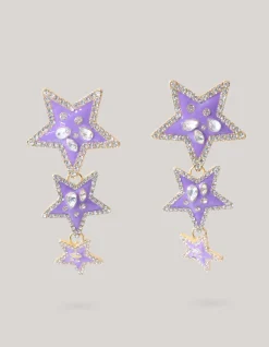 Triple Star Oorbellen Lichtpaars