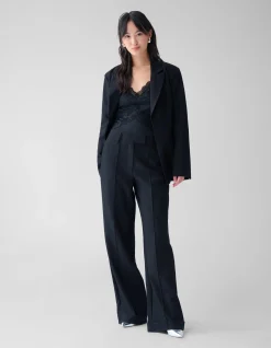 Turnup Pantalon Zwart By Fred