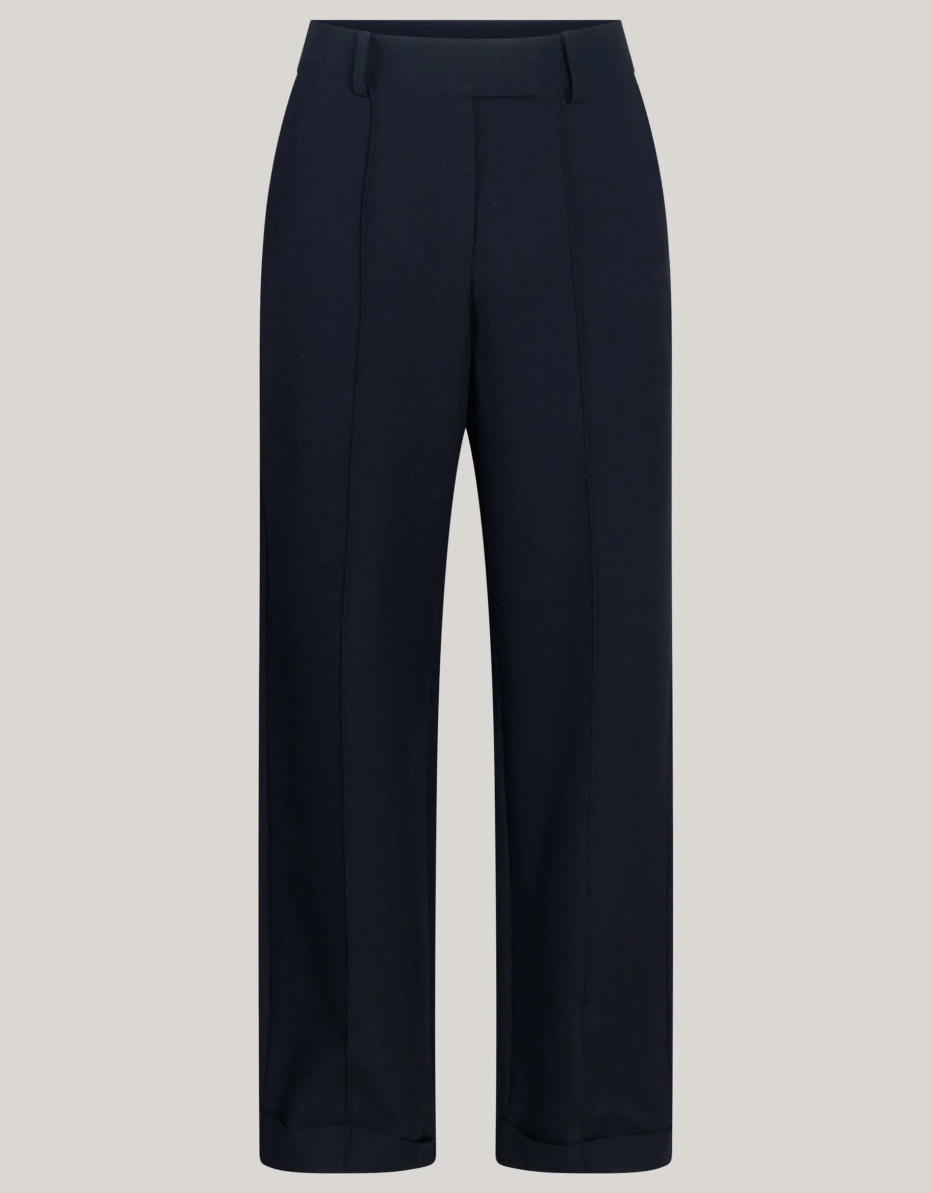 Turnup Pantalon Zwart By Fred