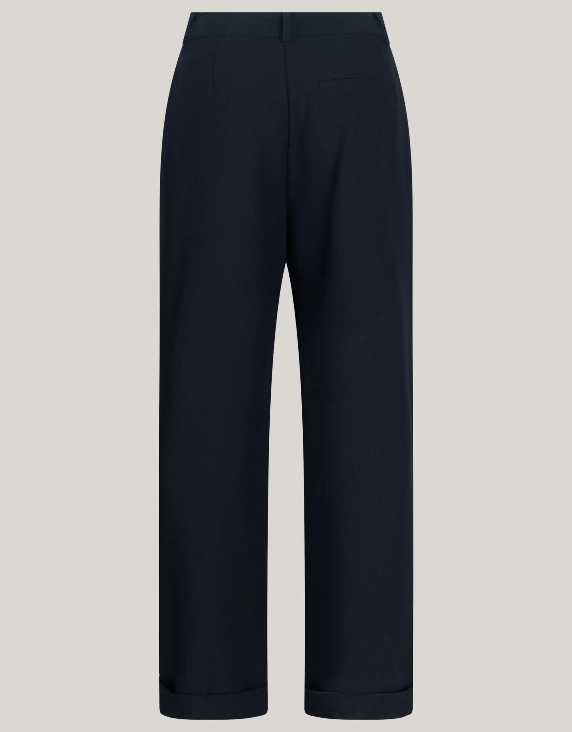 Turnup Pantalon Zwart By Fred