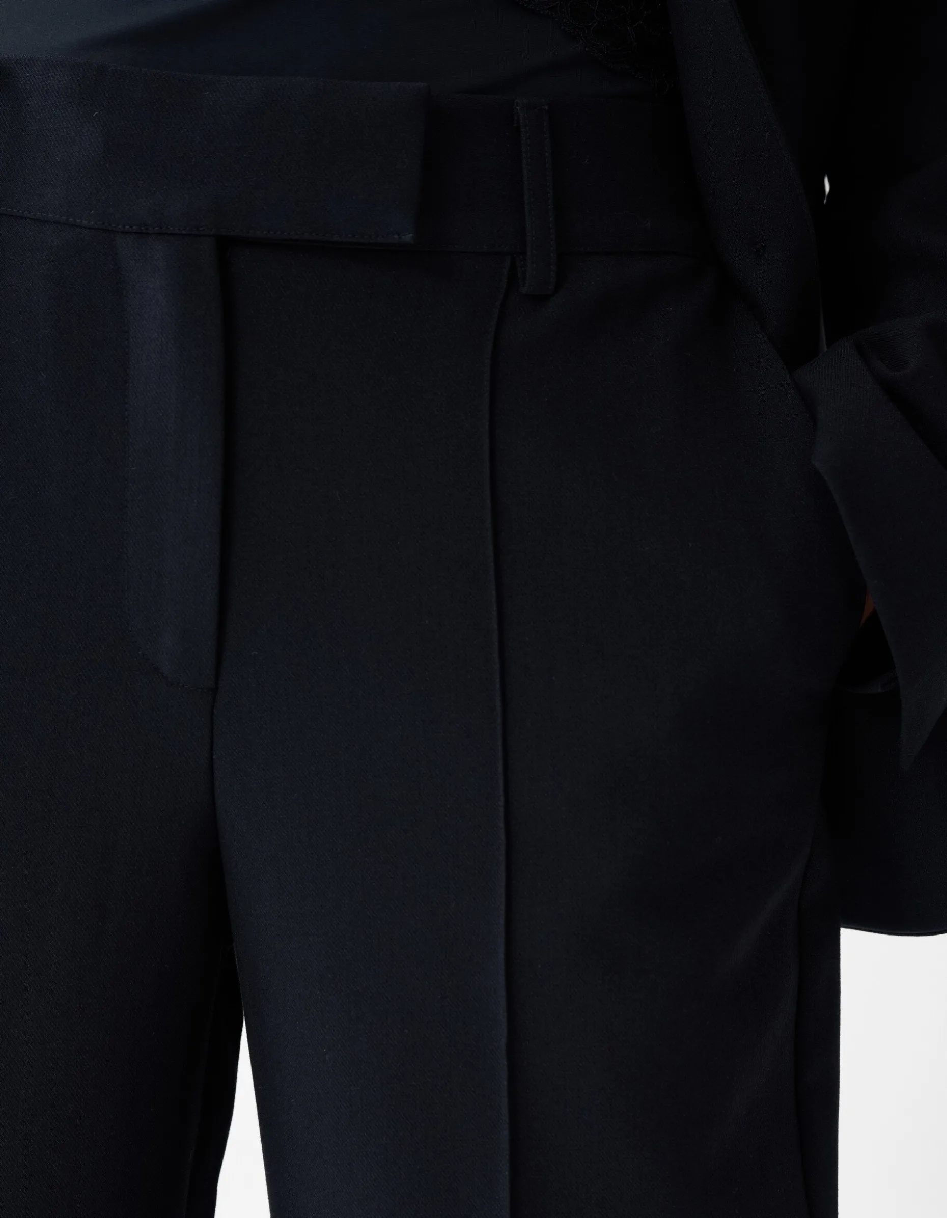 Turnup Pantalon Zwart By Fred