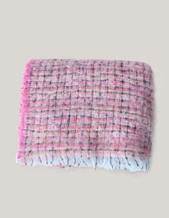 Tweed Sjaal Roze