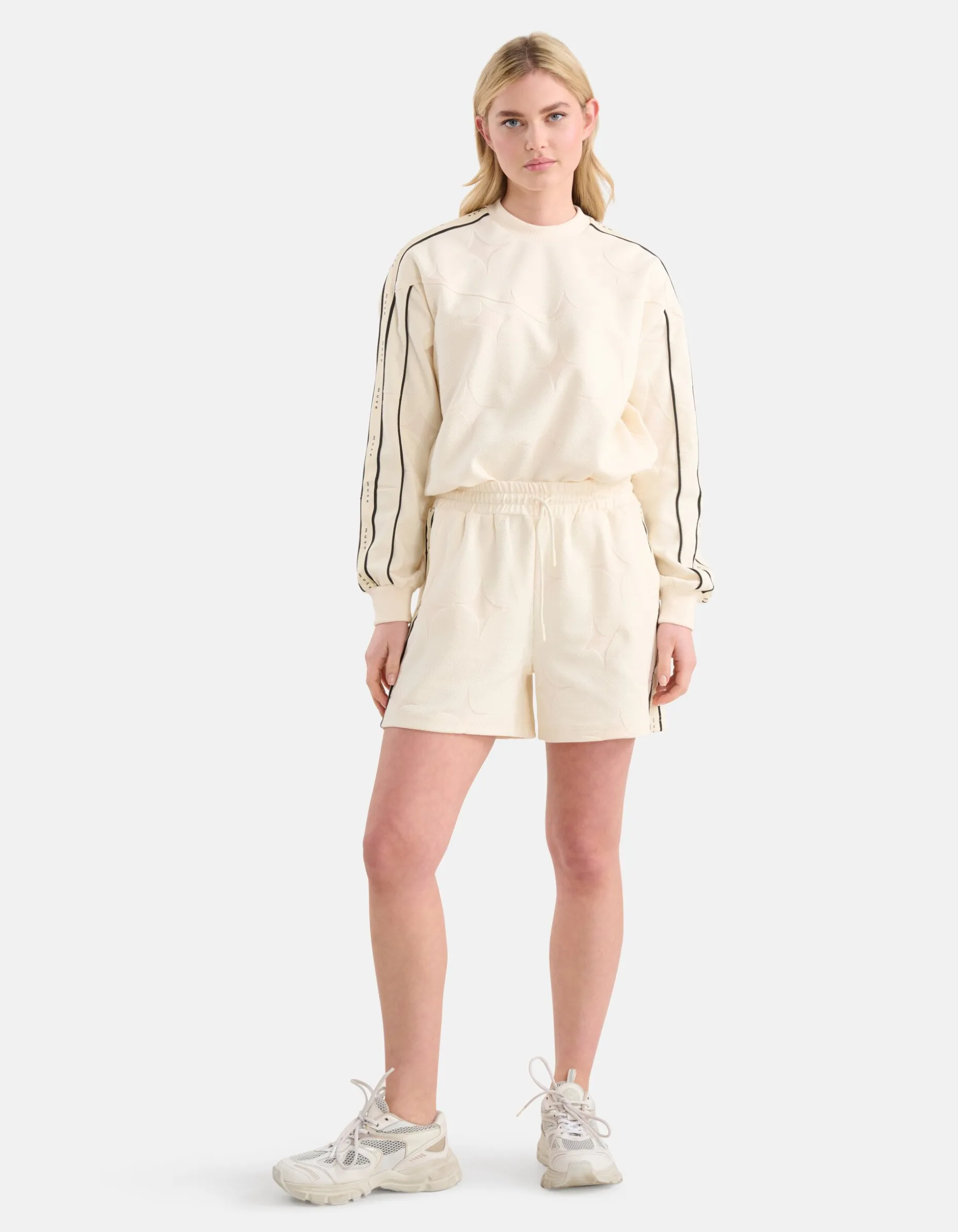 Twill Short Gebroken Wit