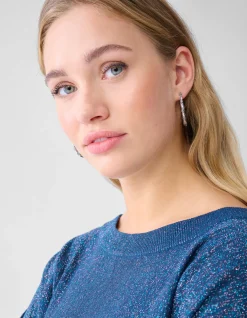 Twisted Hoop Oorbellen Zilver