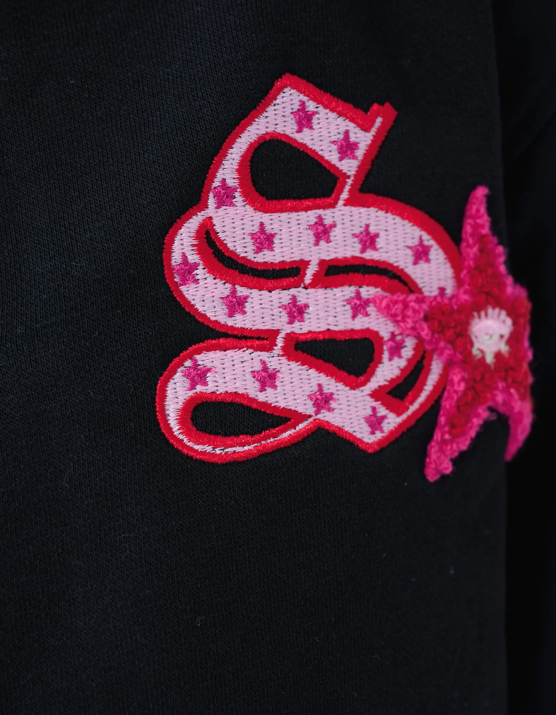 Varsity Bomber Zwart