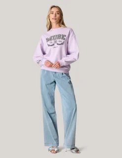 Varsity Sweater Paars