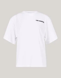 Velvet Artwork T-Shirt Wit