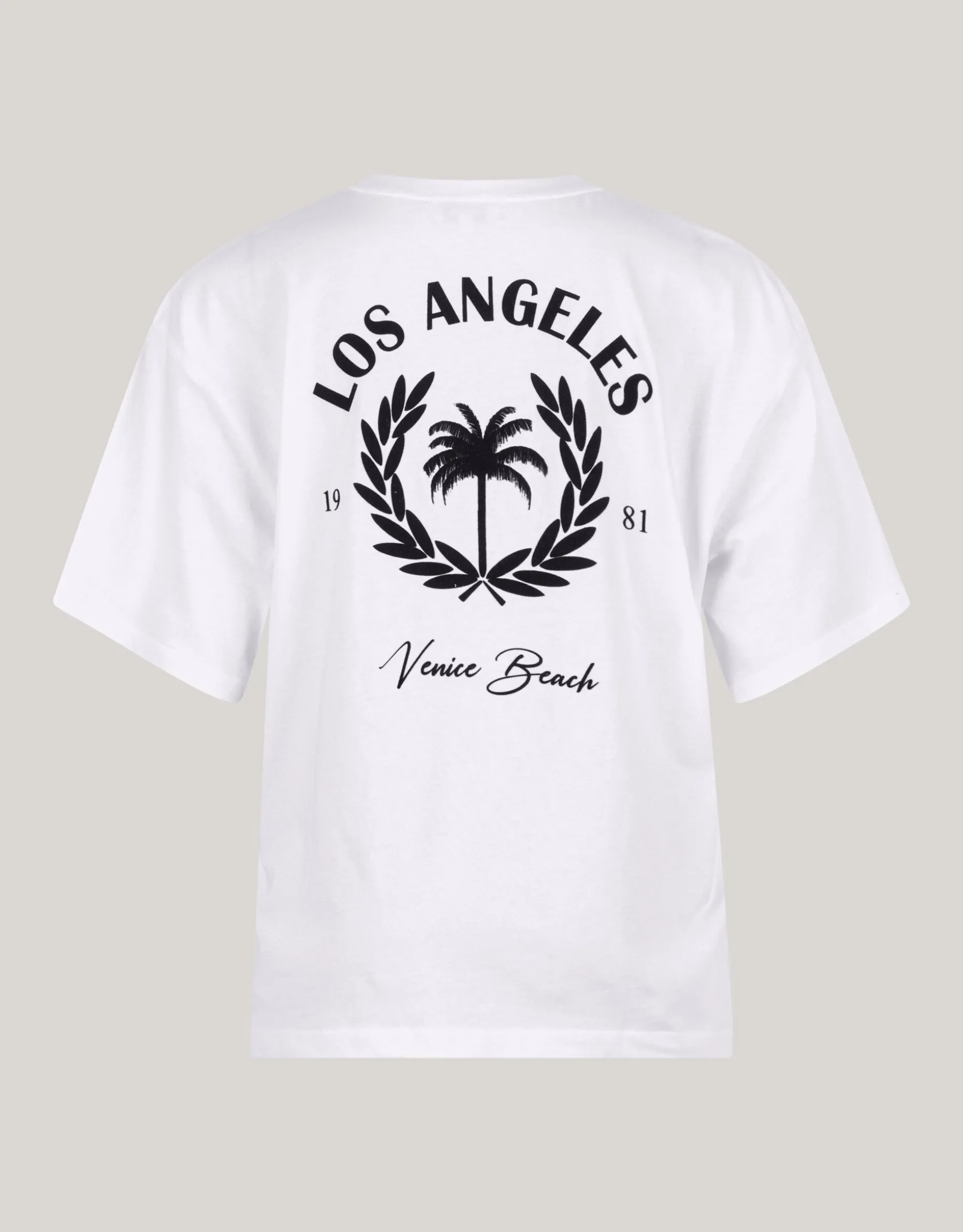 Velvet Artwork T-Shirt Wit