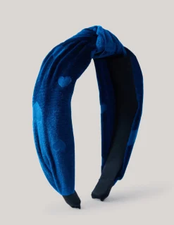 Velvet Haarband Blauw
