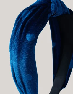 Velvet Haarband Blauw