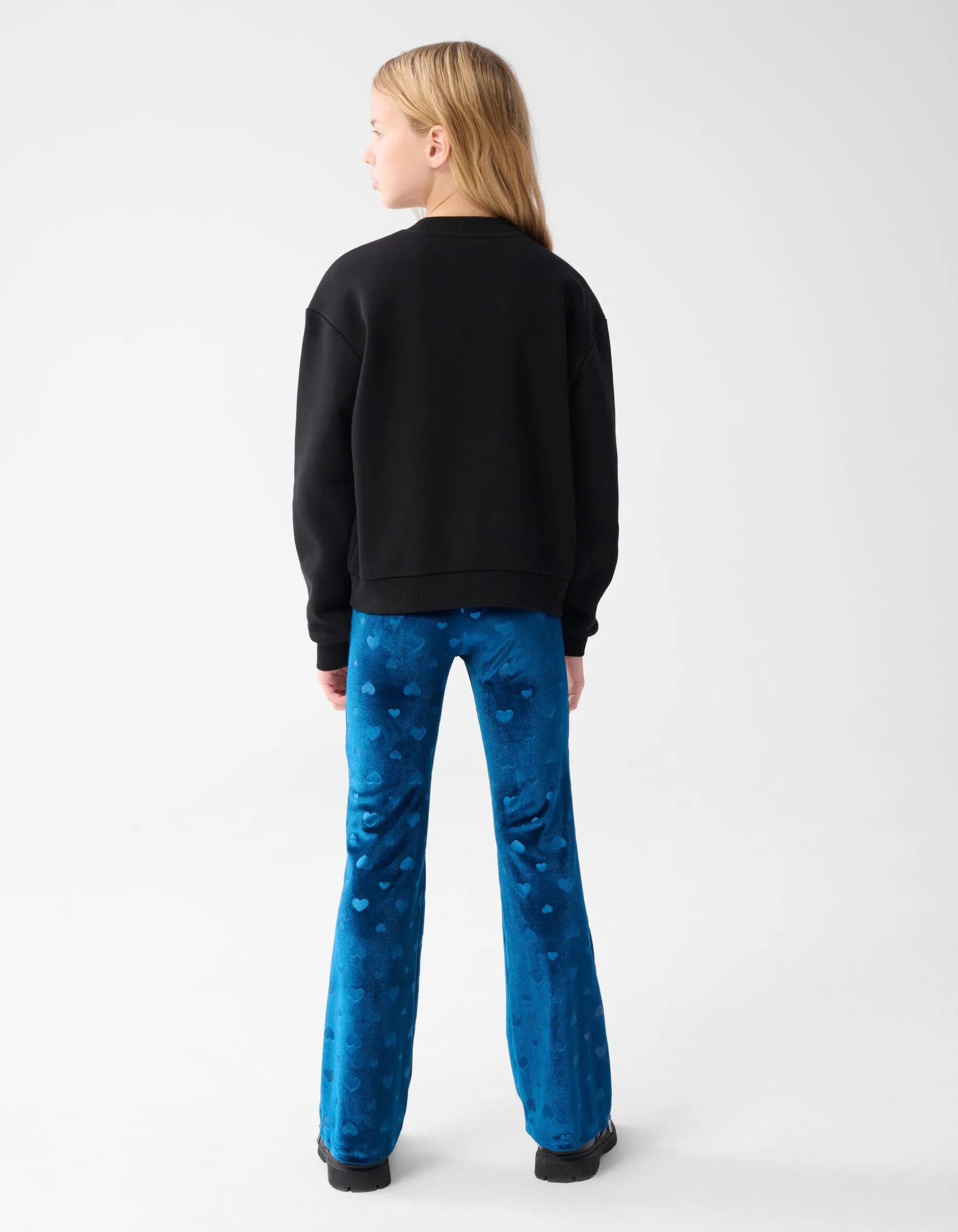 Velvet Heart Flared Legging Blauw