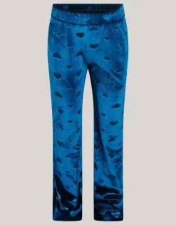 Velvet Heart Flared Legging Blauw