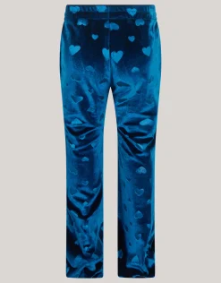 Velvet Heart Flared Legging Blauw