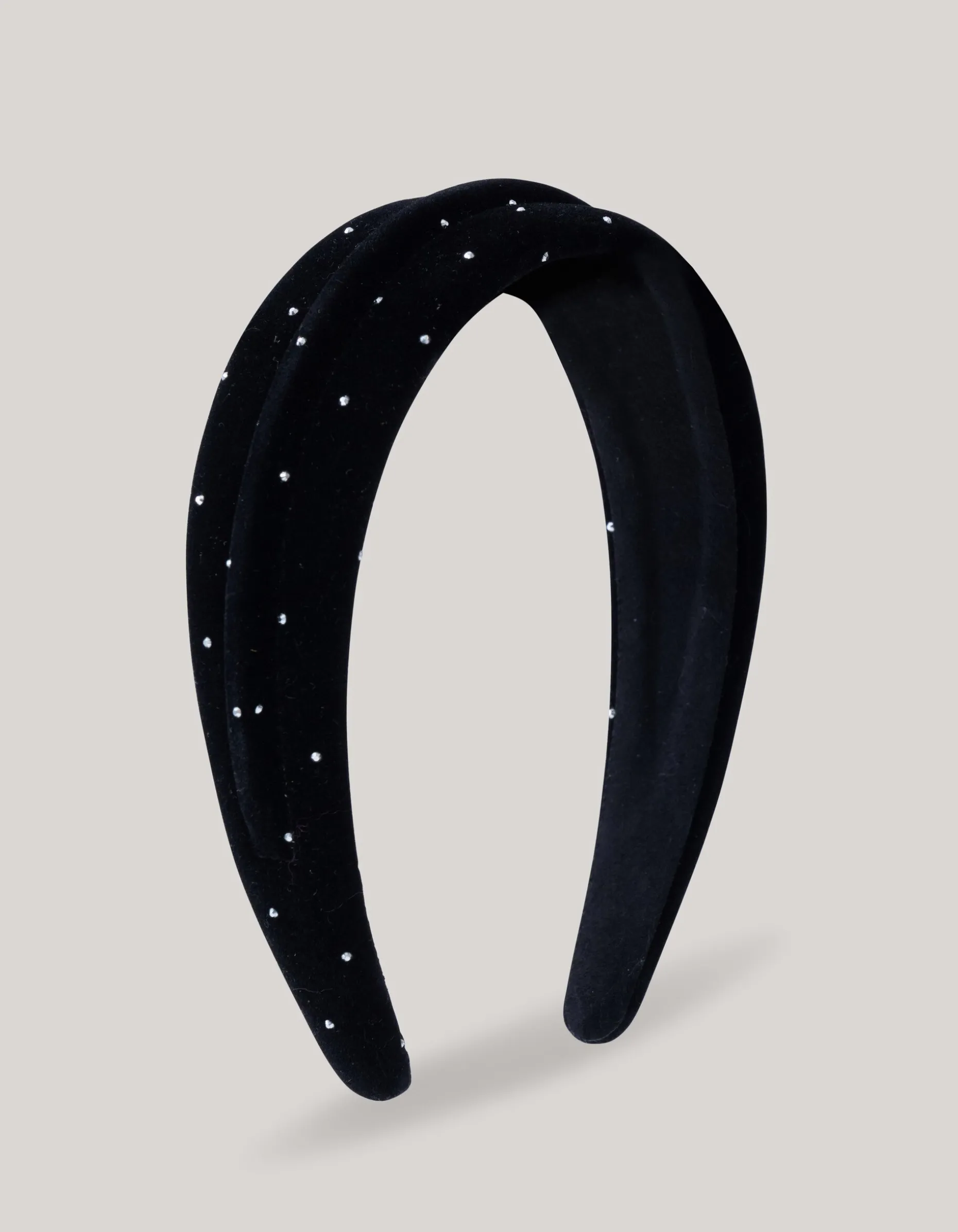 Velvet Studs Haarband Zwart